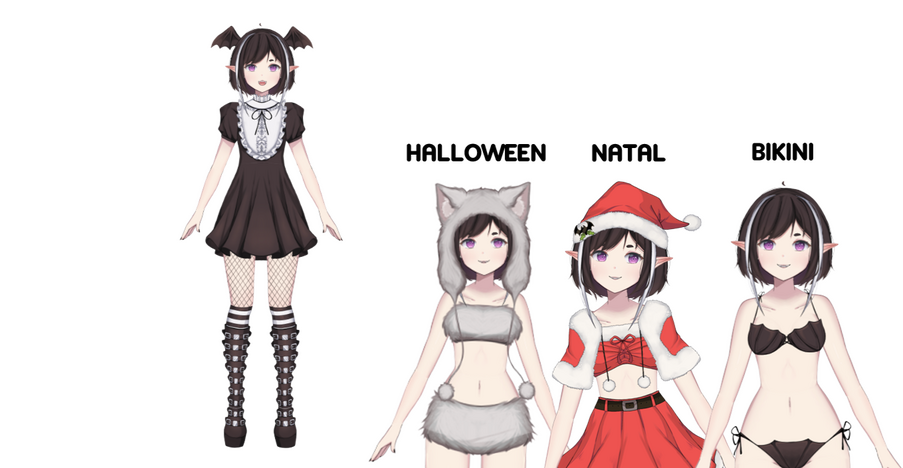 Modelo: @EduardaSweetie | Rigging: @Nikke_Live2D